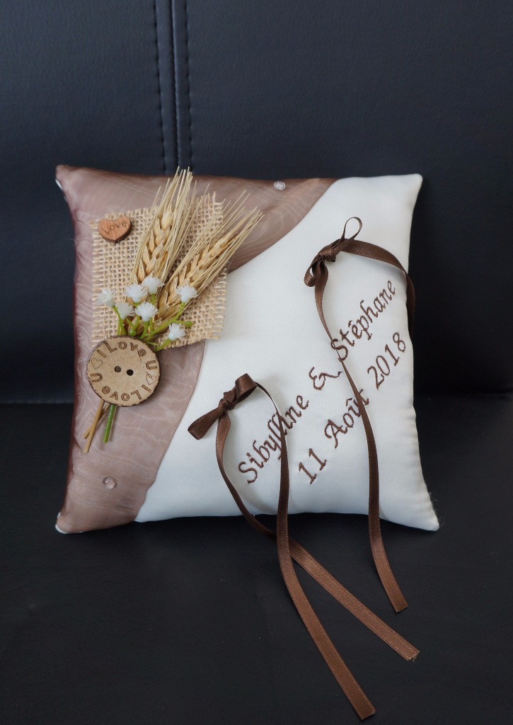 PARTYDECO - Accessoires de mariage Coussin de ba…